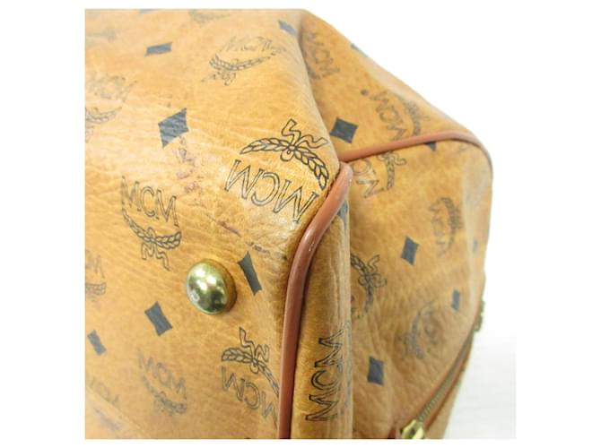 MCM Travel bag Brown Leather ref.505602 - Joli Closet