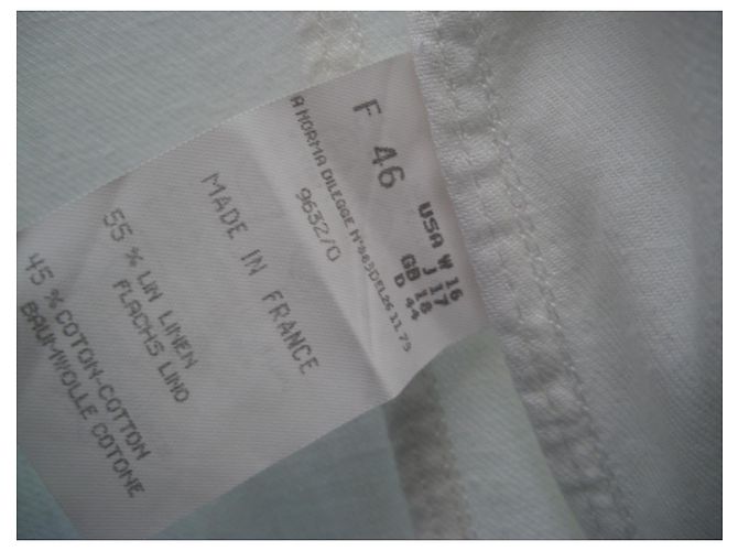 Guy Laroche Rockanzug Leinen Eggshell Aus weiß - Ansicht 10