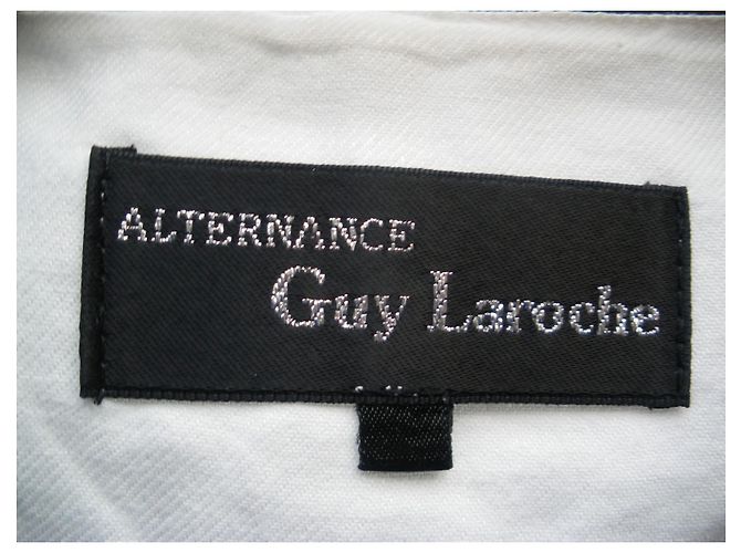Guy Laroche Rockanzug Leinen Eggshell Aus weiß - Ansicht 9