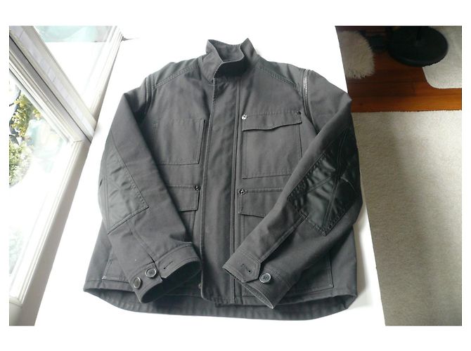 GIVENCHY Giacca mezza stagione in cotone stile militare ottime condizioni S50 Nero - vista 12