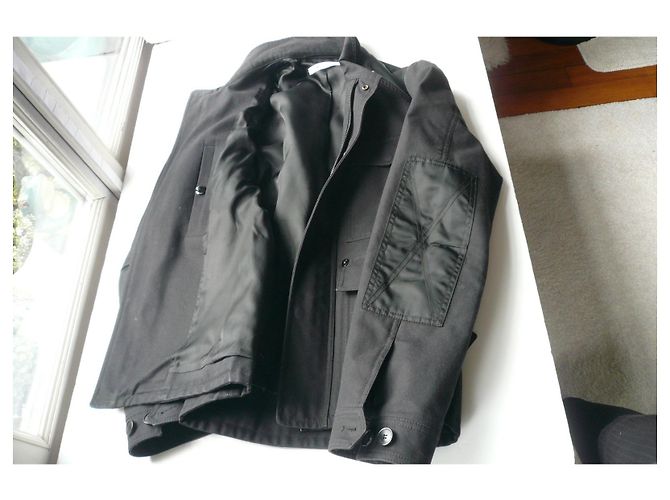 GIVENCHY Giacca mezza stagione in cotone stile militare ottime condizioni S50 Nero - vista 16