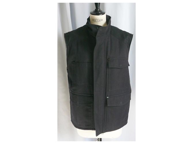 GIVENCHY Giacca mezza stagione in cotone stile militare ottime condizioni S50 Nero - vista 4