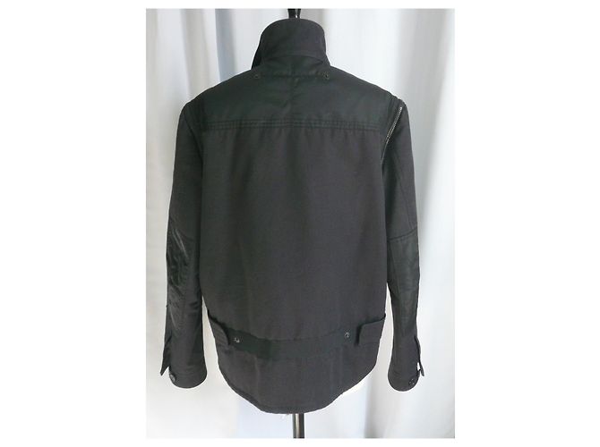 GIVENCHY Giacca mezza stagione in cotone stile militare ottime condizioni S50 Nero - vista 8