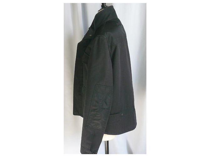 GIVENCHY Giacca mezza stagione in cotone stile militare ottime condizioni S50 Nero - vista 9
