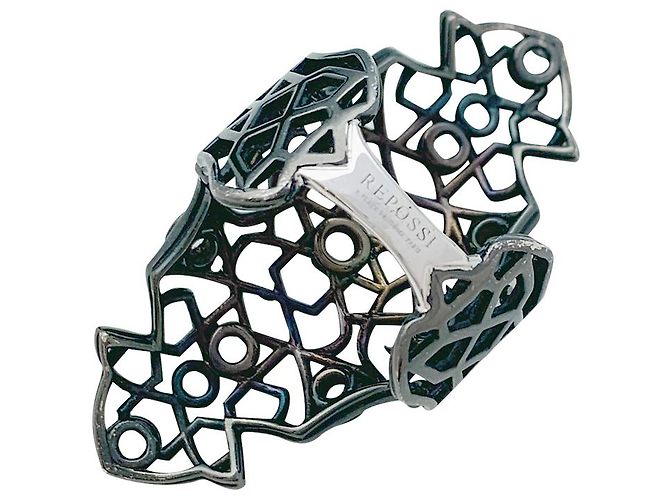 Anello Repossi "Moor" in oro annerito e diamanti. - vista 3