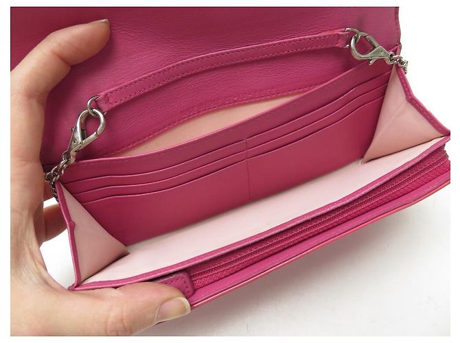 CARTERA CHRISTIAN DIOR RENDEZ-VOUS DE CHAROL OBLICUO POUCH WOC - vista 12