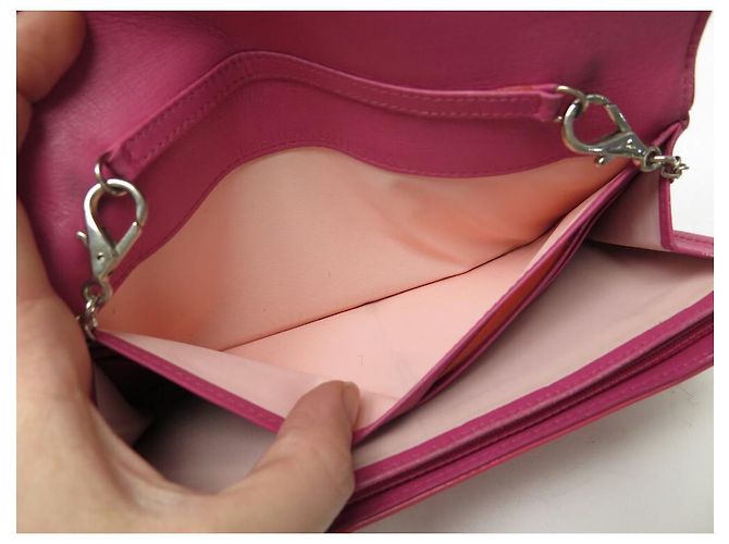 CARTERA CHRISTIAN DIOR RENDEZ-VOUS DE CHAROL OBLICUO POUCH WOC - vista 13