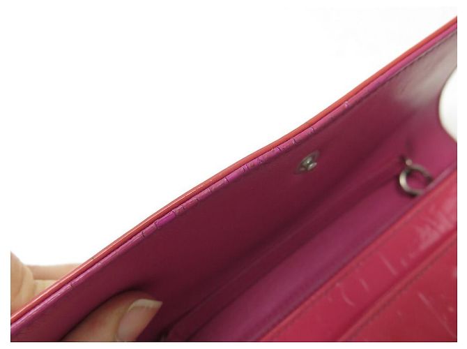 CARTERA CHRISTIAN DIOR RENDEZ-VOUS DE CHAROL OBLICUO POUCH WOC - vista 17