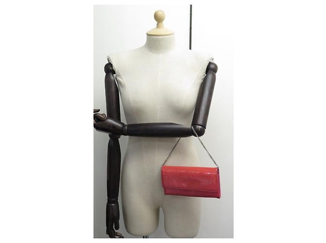 CARTERA CHRISTIAN DIOR RENDEZ-VOUS DE CHAROL OBLICUO POUCH WOC - vista 18