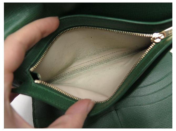 CARTERA PARA RELOJ ROLEX EN CUERO GRANULADO VERDE CARTERA DE CUERO - vista 10