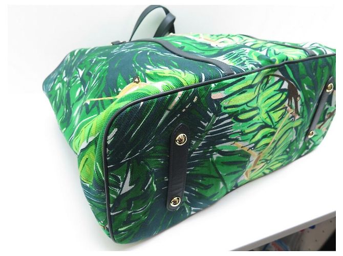 NUOVA LOUIS VUITTON CABAS AILLEURS AVENTURE GM CANVAS NUOVA BORSA A MANO Verde - vista 3