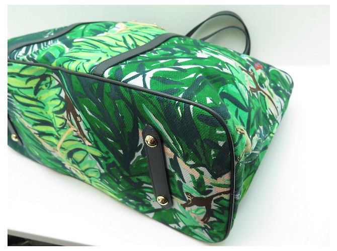 NUOVA LOUIS VUITTON CABAS AILLEURS AVENTURE GM CANVAS NUOVA BORSA A MANO Verde - vista 4