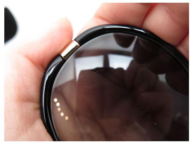 TOM FORD SANDRINE TF SONNENBRILLE124  SCHWARZ + SONNENBRILLEN-BOX - Ansicht 6