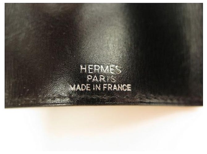 Hermès HERMES MULTICLES KEY HOLDER IN BLACK BOX LEATHER BLACK LEATHER KEY HOLDER RING - view 5