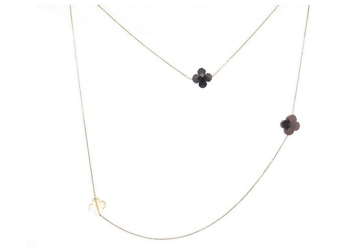 COLLAR MORGANNE BELLO CLOVER CANDY COLLAR 80cm de oro amarillo 18COLLAR K Dorado - vista 2