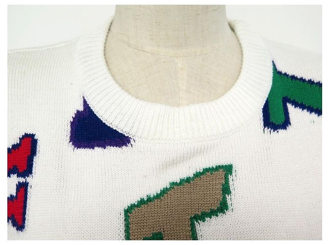 NEUER PULLOVER LOUIS VUITTON BUCHSTABEN BUCHSTABEN LV X NBA 1BEIM8x0J L 50 AUSVERKAUFT PULLOVER Mehrfarben - Ansicht 2