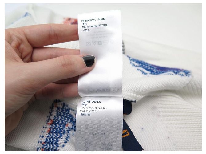 NEUER PULLOVER LOUIS VUITTON BUCHSTABEN BUCHSTABEN LV X NBA 1BEIM8x0J L 50 AUSVERKAUFT PULLOVER Mehrfarben - Ansicht 5
