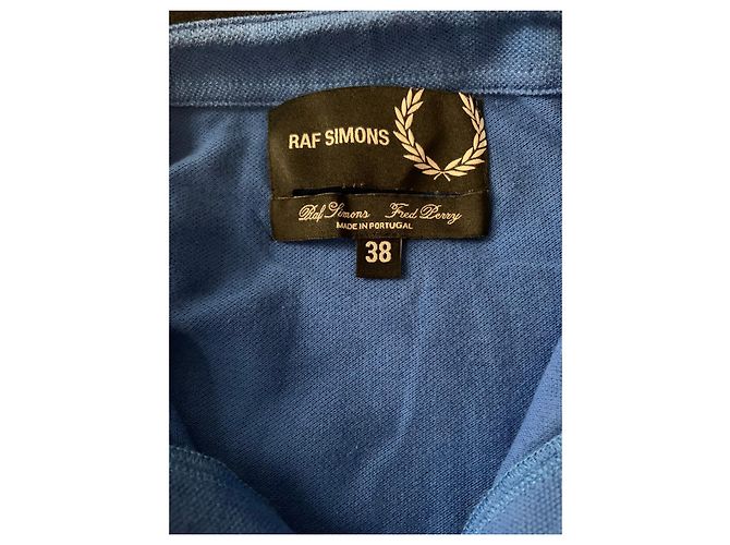 Polo Raf Simons x Fred Perry Blu - vista 4