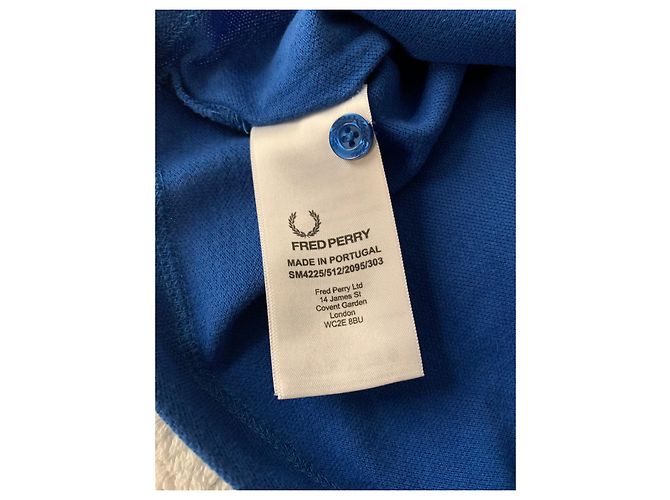 Polo Raf Simons x Fred Perry Blu - vista 5