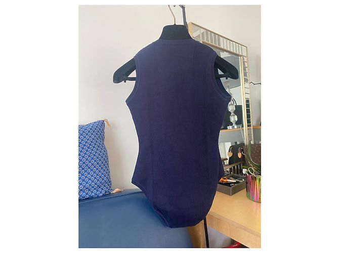 Canotta Hermès Blu - vista 3