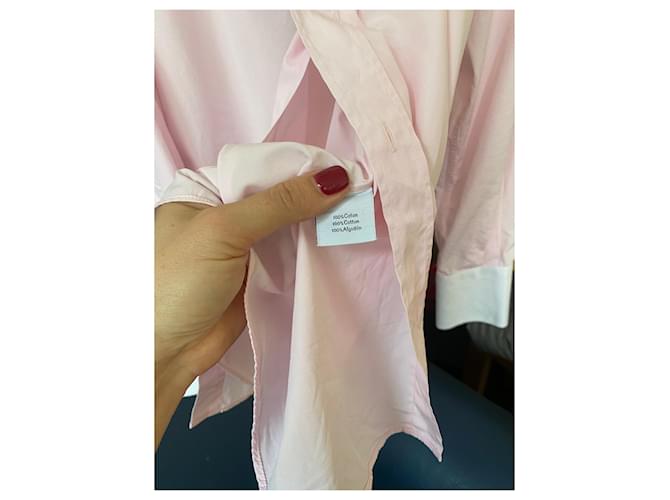 Camicia Hermès Rosa in Cotone - vista 6