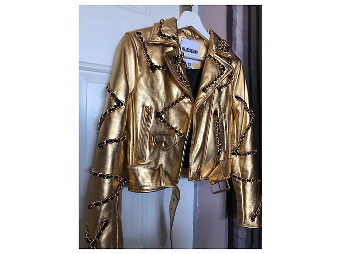Moschino Perfecto-Jacke Golden - Ansicht 3