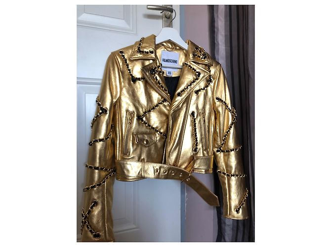 Moschino Perfecto-Jacke Golden - Ansicht 4