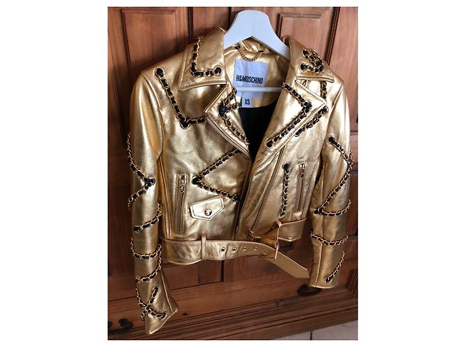 Moschino Perfecto-Jacke Golden - Ansicht 8