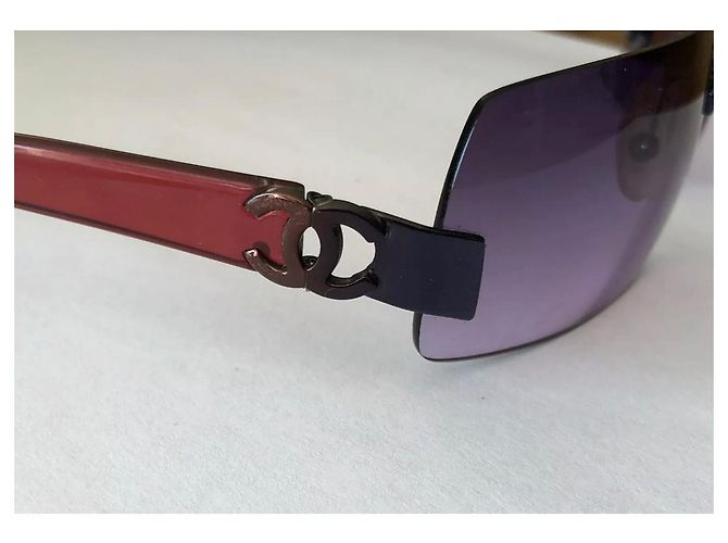 Occhiali da sole vintage Chanel Rosa - vista 5