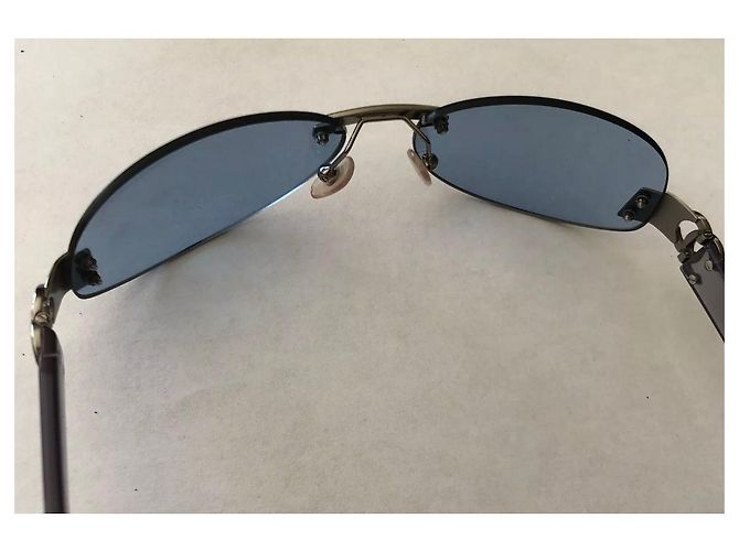 Occhiali da sole vintage Chanel Blu - vista 9