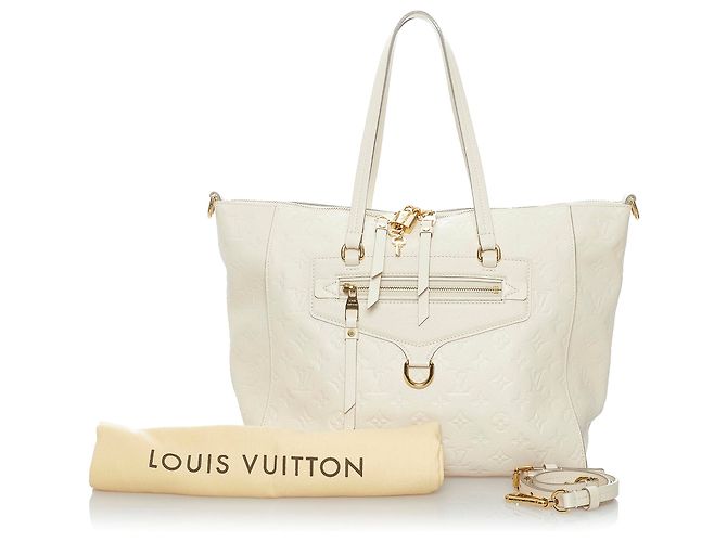Louis Vuitton Monogram bianco Empreinte Lumineuse Crudo - vista 10