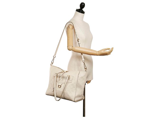 Louis Vuitton Monogram bianco Empreinte Lumineuse Crudo - vista 9