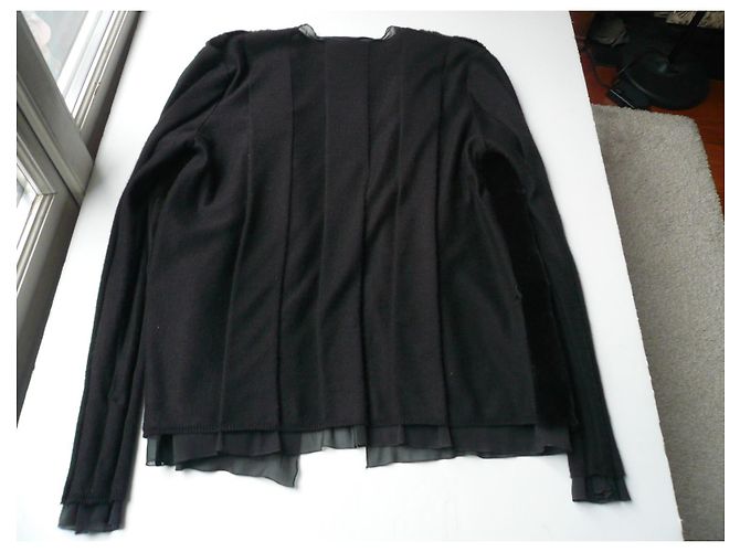 PRADA – SCHWARZE PELZWESTE T46 ITALIENISCH / T42 fr - Ansicht 11
