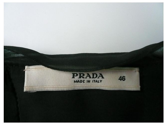 PRADA – SCHWARZE PELZWESTE T46 ITALIENISCH / T42 fr - Ansicht 3