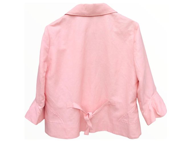 Chaqueta de lino rosa Christian Lacroix - vista 2