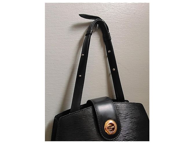 Louis Vuitton Cluny in pelle epi nera Nero - vista 5