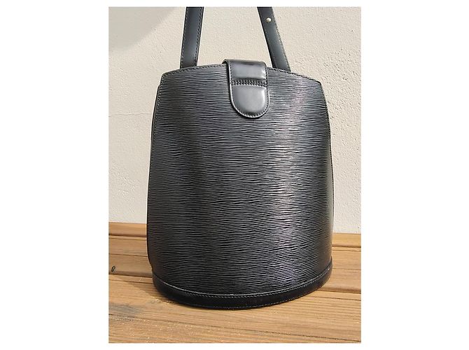 Louis Vuitton Cluny in pelle epi nera Nero - vista 9