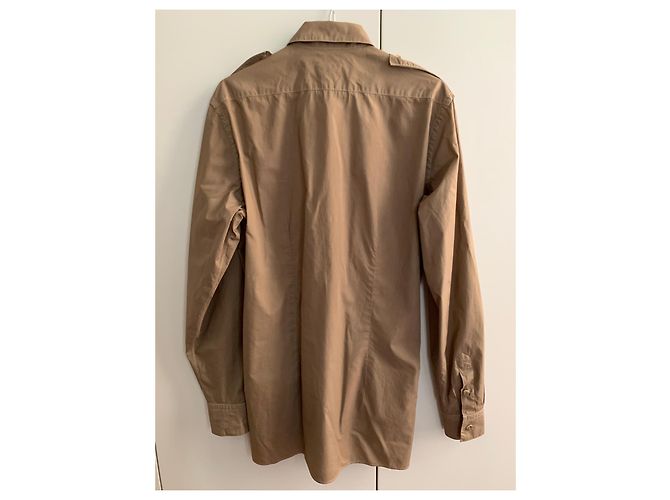 Lanvin Camicia militare in cotone leggero Marrone - vista 2