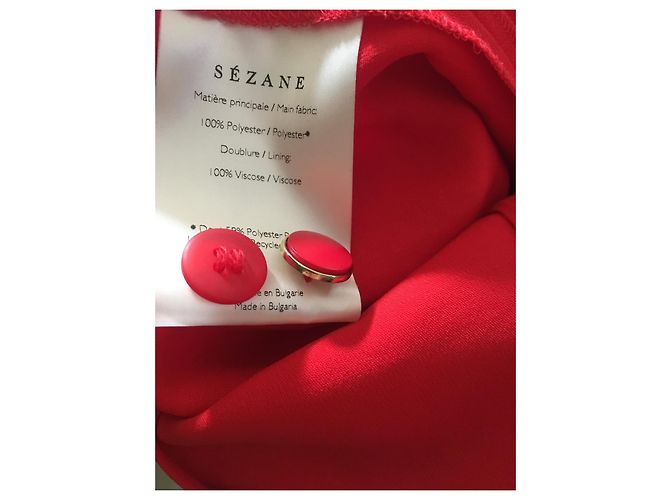 SéZane Mono elegante nunca usado Roja - vista 4