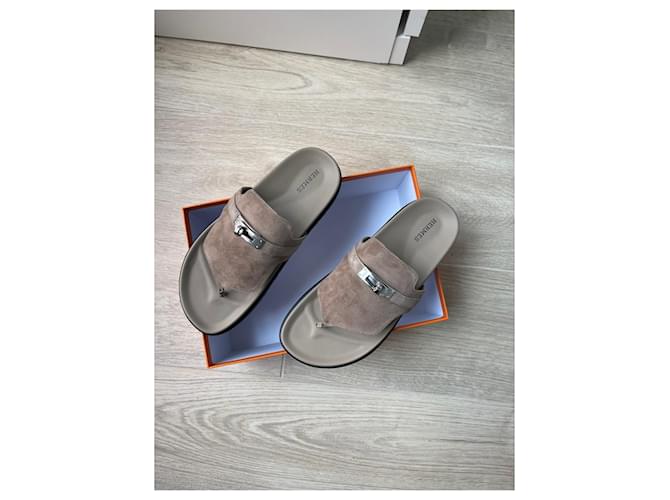 Hermès Sandali Impero - T40,5 Beige - vista 2