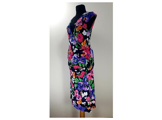 Ralph Lauren Blumenkleid Mehrfarben - Ansicht 2
