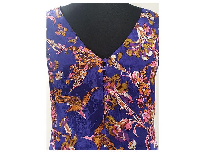 Bcbg Max Azria Blumenkleid aus Seide S Mehrfarben - Ansicht 5