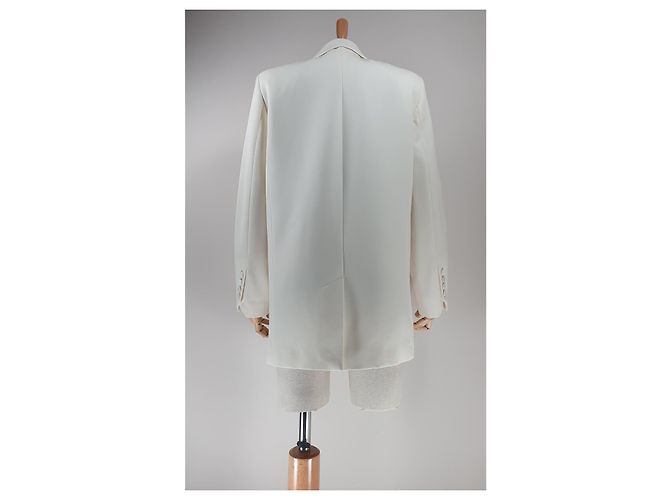 Zadig & Voltaire Wool Blazer Ivory White - view 5