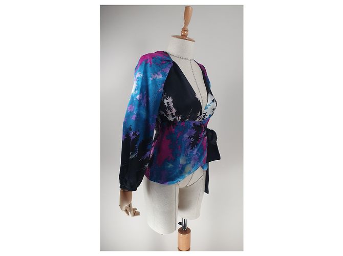 Top de seda Diane Von Furstenberg Multicolor - vista 2