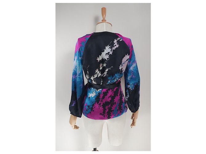 Top de seda Diane Von Furstenberg Multicolor - vista 4