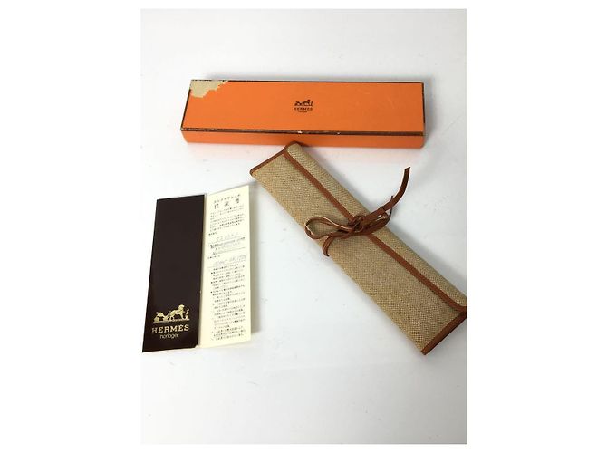 Hermès HERMES Quarzuhr / Analog / Kautschuk / WHT / BRW / Arsoe Braun - Ansicht 6