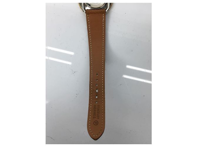 Hermès HERMES Quarzuhr / Analog / Kautschuk / WHT / BRW / Arsoe Braun - Ansicht 7