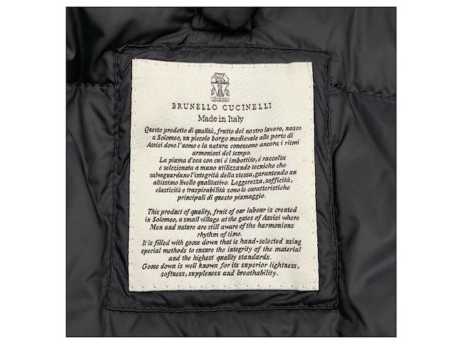 Jaqueta bomber acolchoada Brunello Cucinelli em camurça bege - vista 5