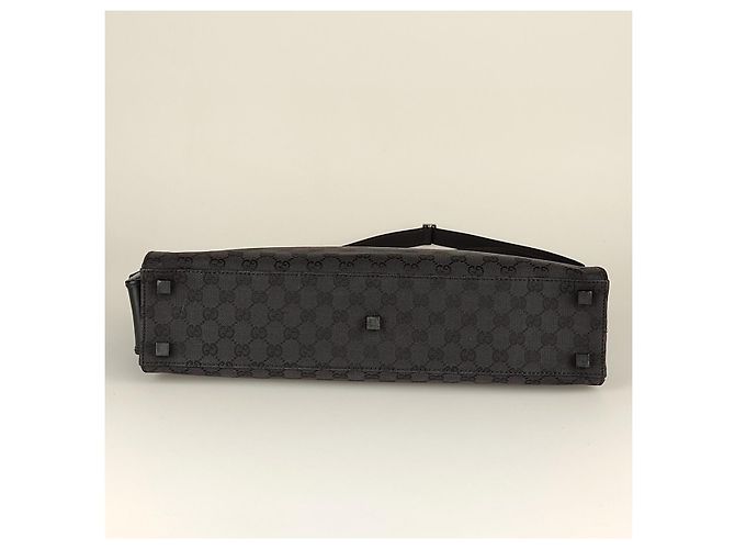 Gucci borsa business con tracolla modello GG - vista 4