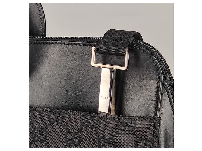 Gucci borsa business con tracolla modello GG - vista 8